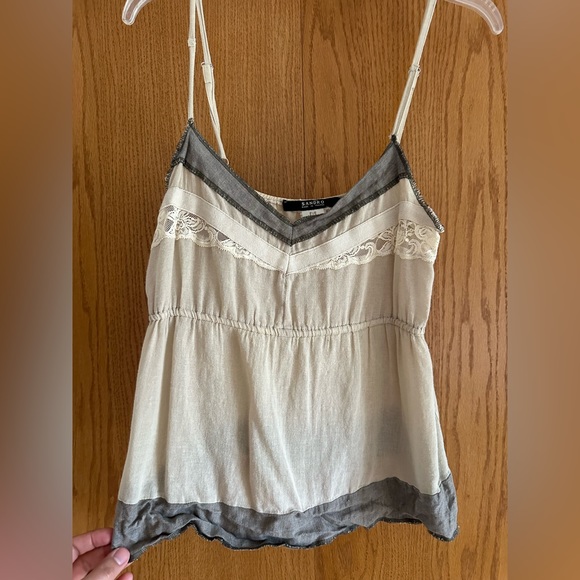 Sandro gauzy lace tank - Picture 2 of 4